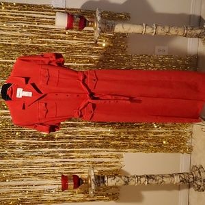 Danny &  Nicole Red Vintage Dress, Size 14